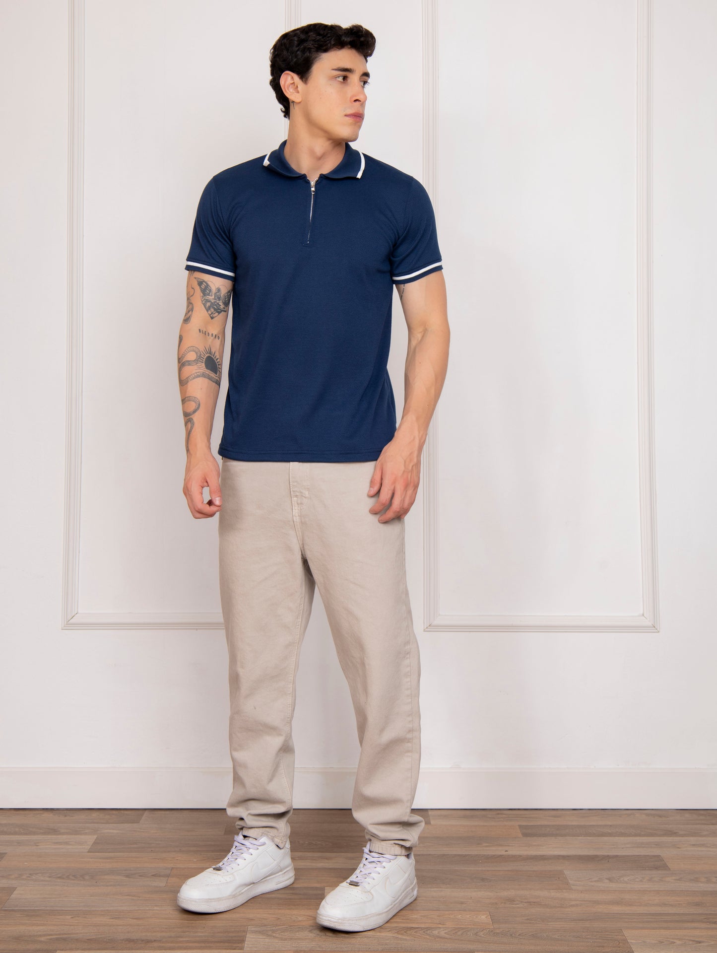 Camisero Cierre Denim