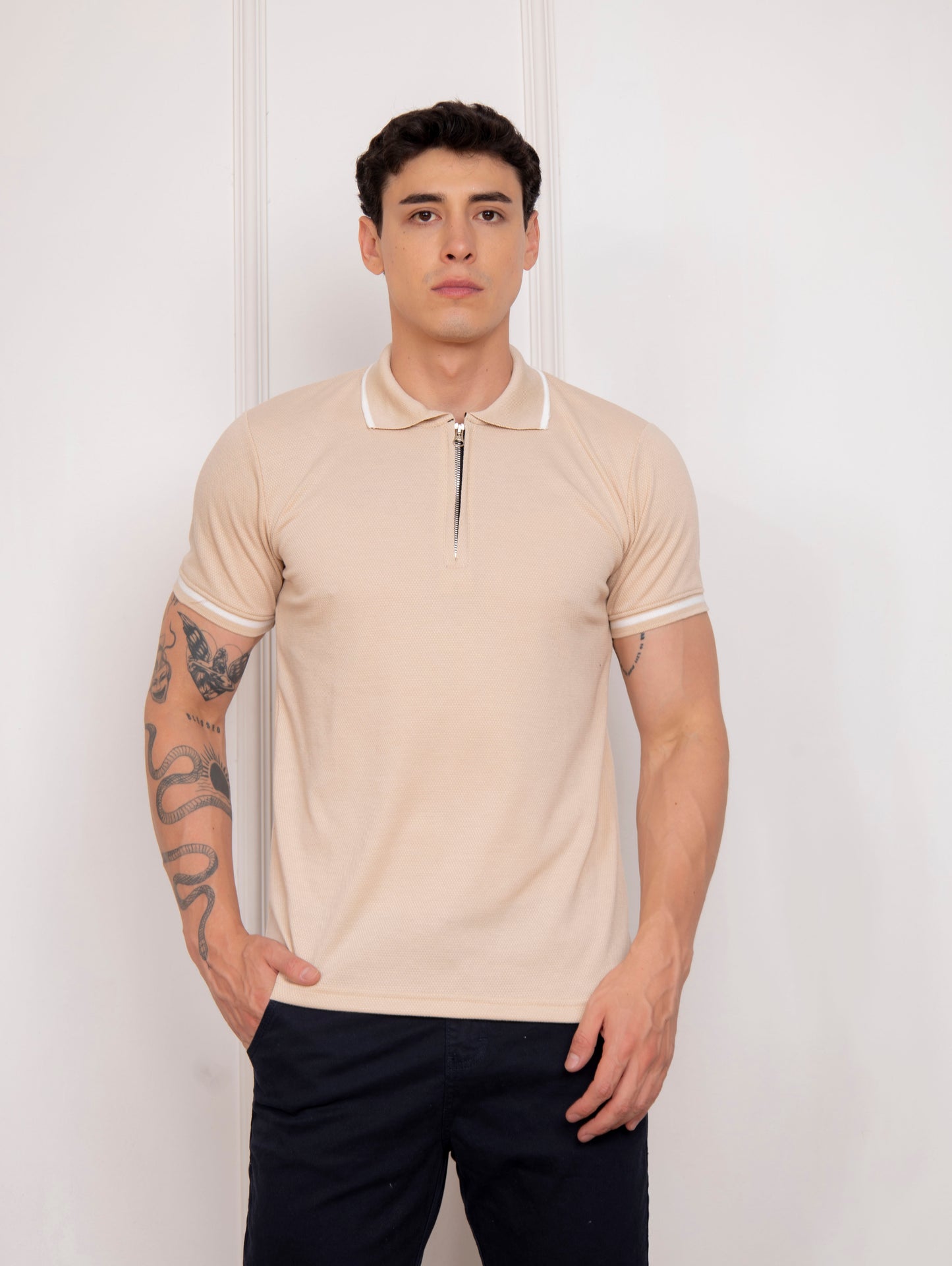 Camisero Cierre Denim