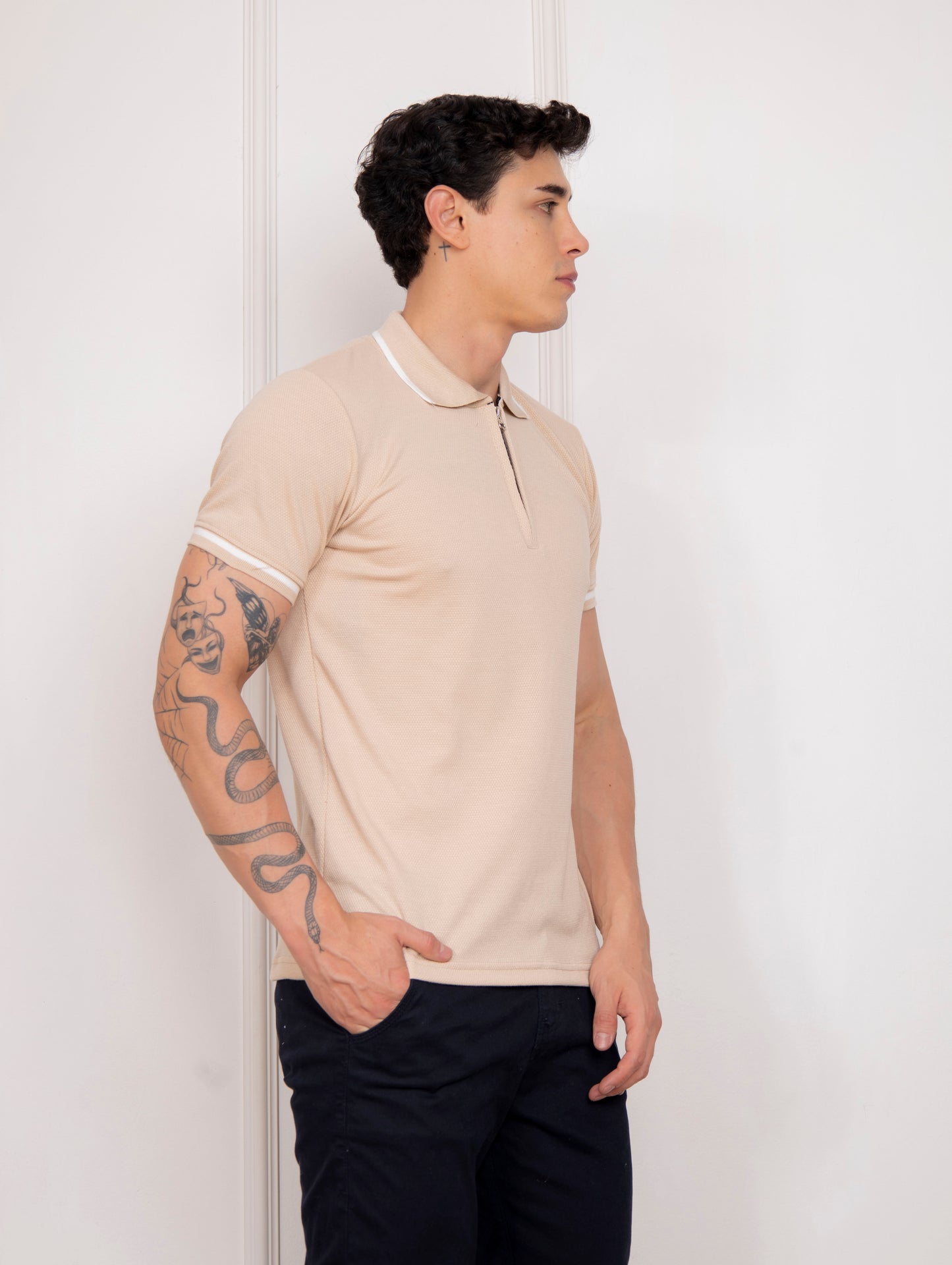 Camisero Cierre Denim