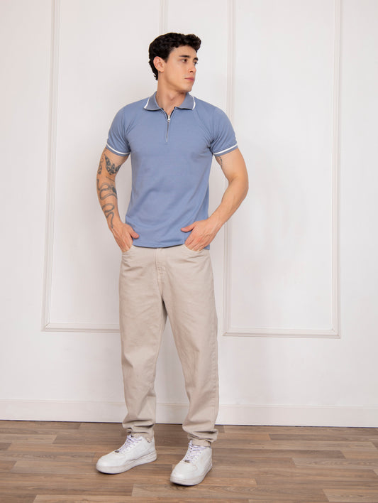 Camisero Cierre Denim