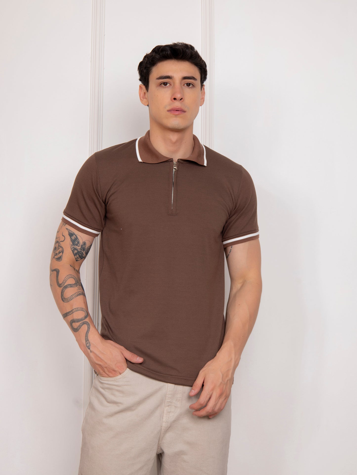 Camisero Cierre Denim