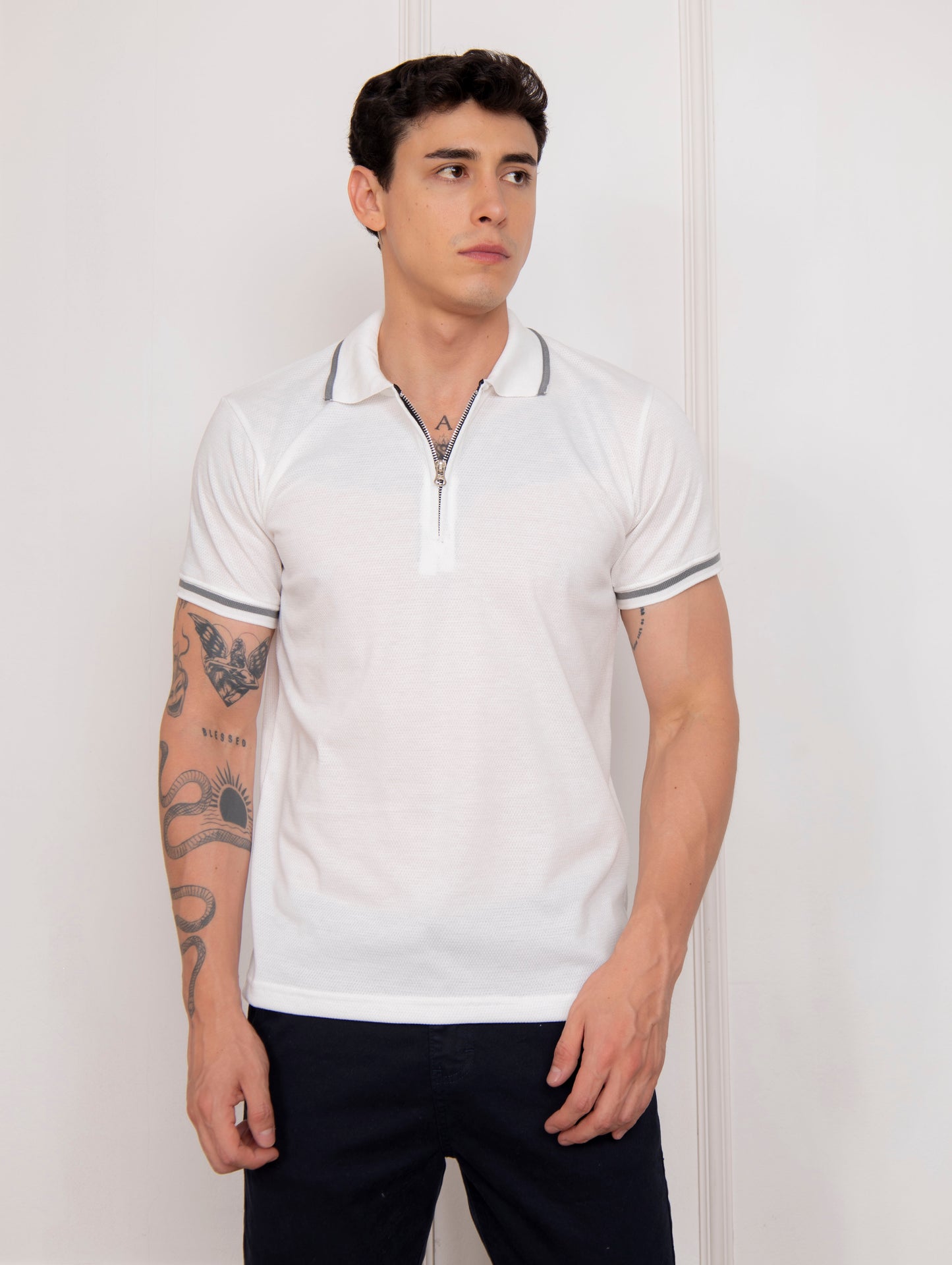 Camisero Cierre Denim