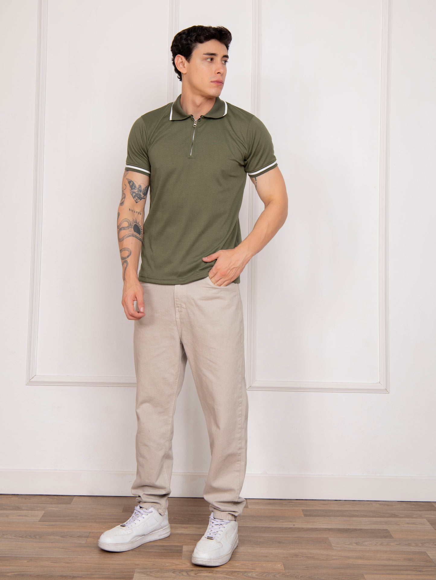Camisero Cierre Denim